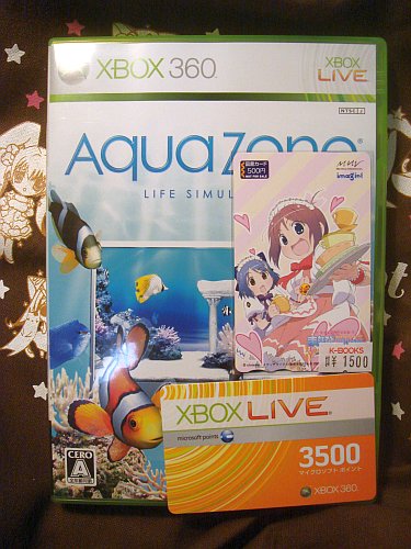 Aqua Zone for Xbox 360, Manabi Straight Tosho card, Xbox Live 3500 points