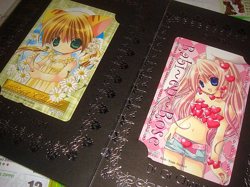 2008-04 (Puchiko), 2008-05 (Rabi-en-rose) Gamers Dejiko telephone card