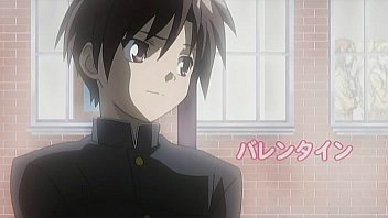 Yuma ponders school life as Haruhi in backgrounds walks with