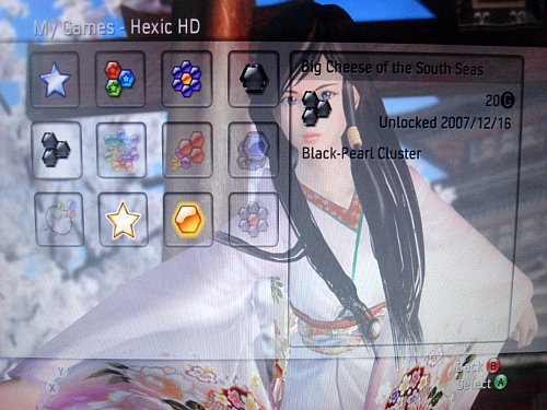 Hexic HD achievements