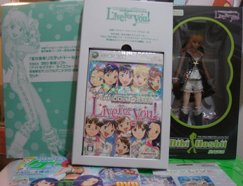 Idolm@ster Live For You with Miki Hoshii figure (still boxed)