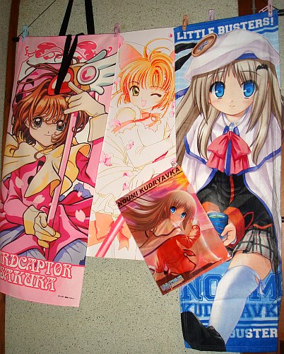 Little Busters Noumi Kudryavka 2009-01 sports towel and Gee Store tokuten A4 Clear Holder
