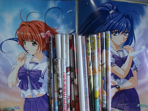 Kimi ga Nozomu Eien DVD poster set, and other posters yet unravelled