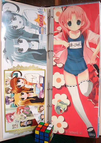 Nanoha A's stick poster, Yuiko Tokumi illustration of ToHeart2 Maryan (who?)