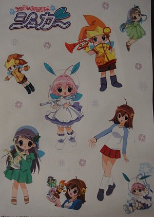 A Little Snow Fairy Sugar sticker sheet