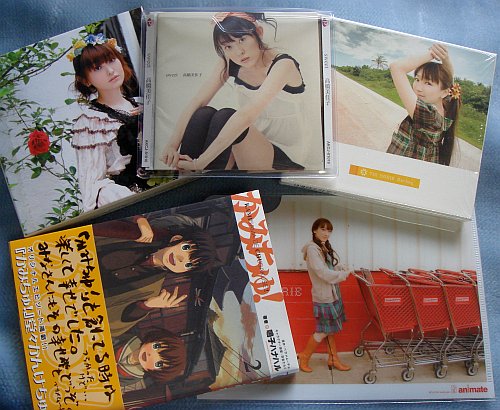 Yukari Tamura greatest hits CD, Mikako Takahashi CD, Yui Horie CD, Kamichu second CD