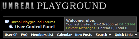 Unreal Playground last login: 2005-07-10